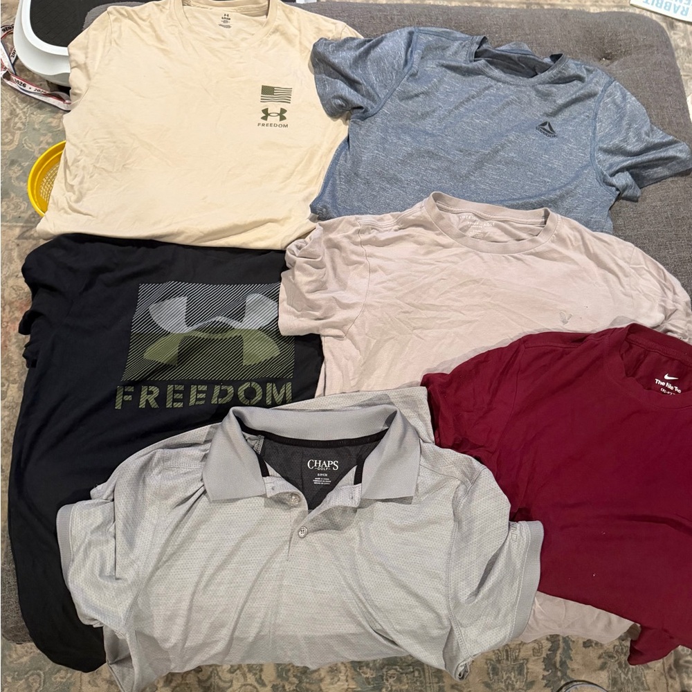 Under Armour-American Eagle reebok Chaps Nike men's small